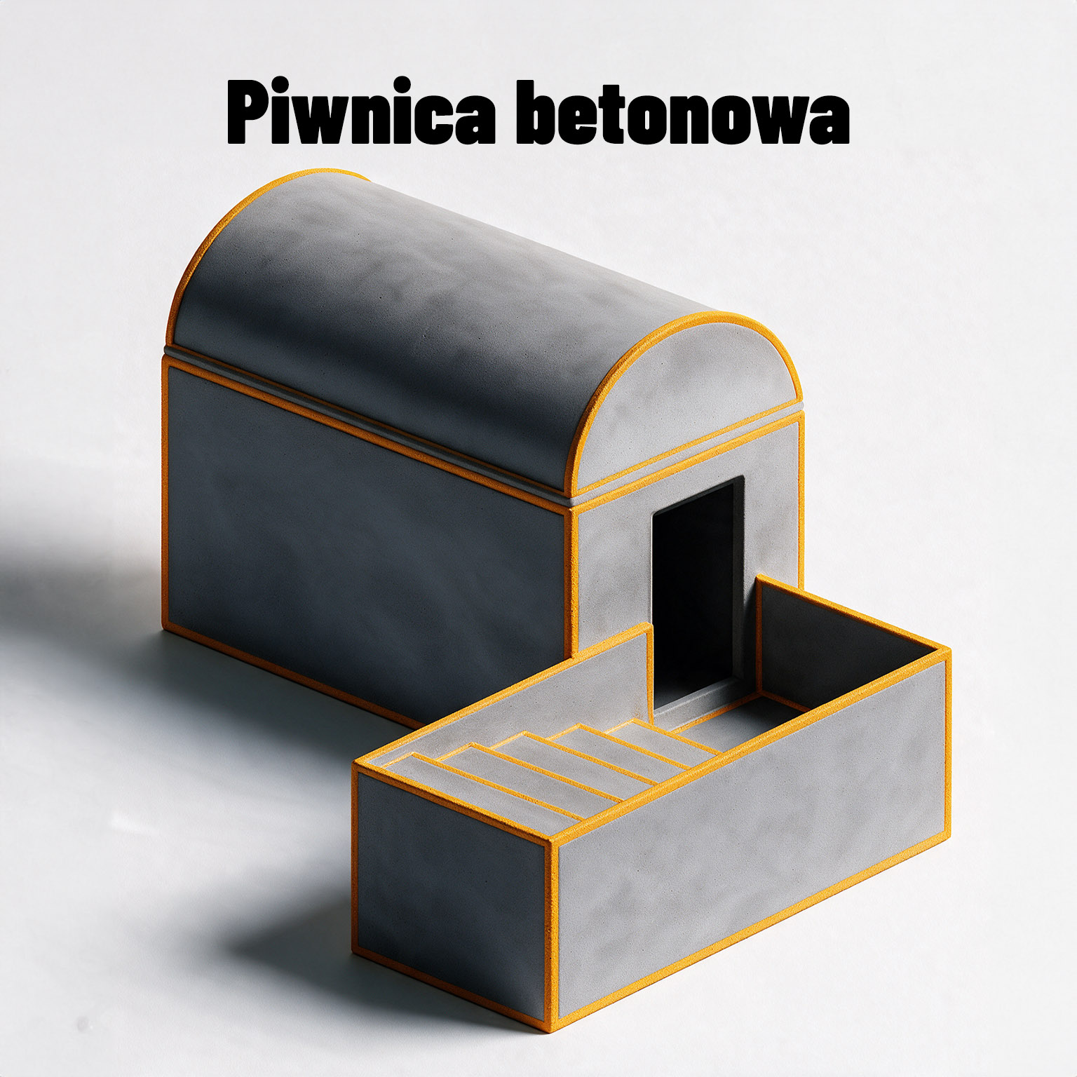 Piwnica z przedsionkiem 350x240 z kopułą | MAL-BET